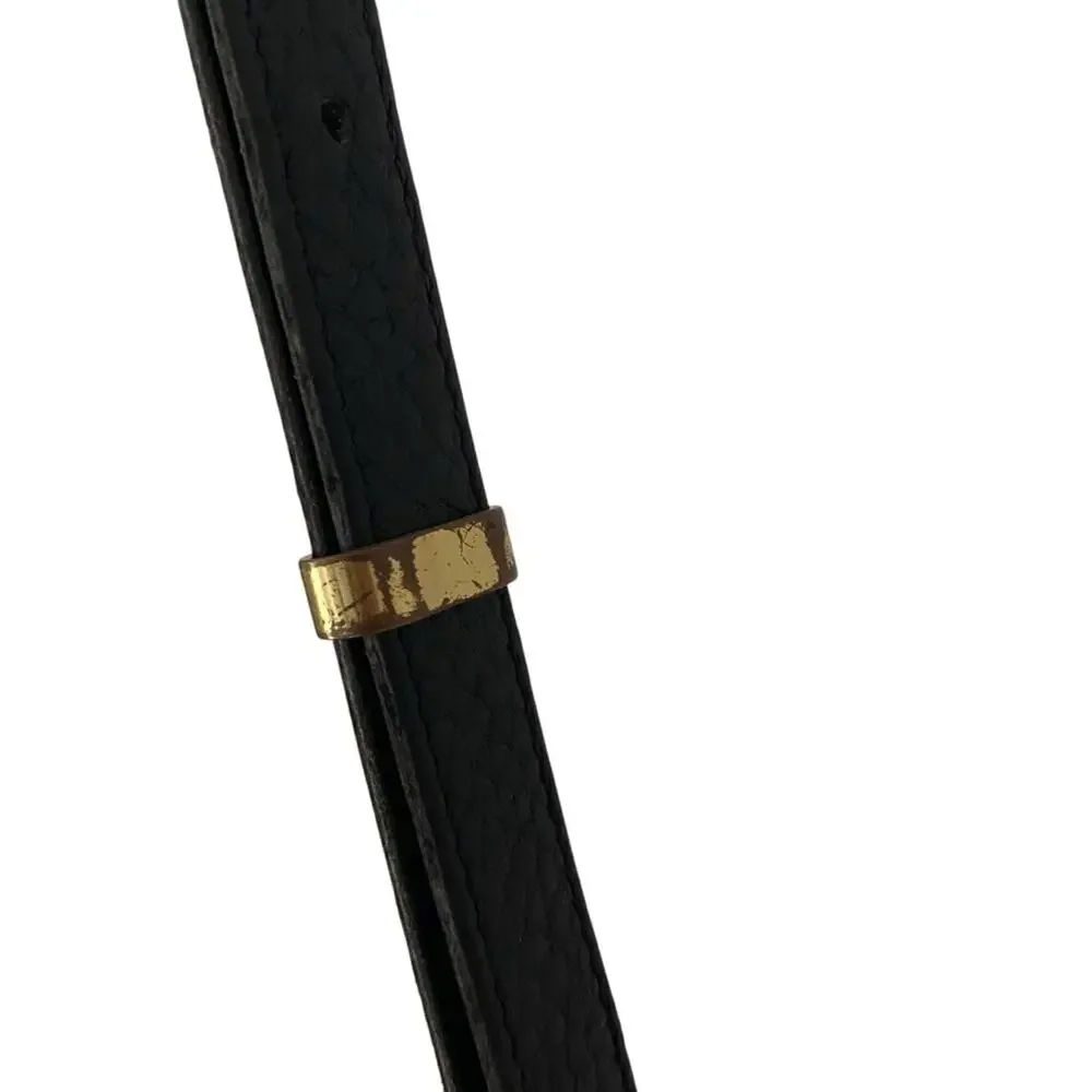 Dooney and Bourke Vintage Black Leather Pebbled Bucket Bag Purse - Picture 6 of 14